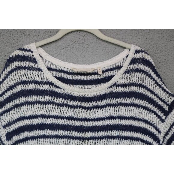 Soft Surroundings Short Sleeve Open Knit Tunic Top-Size Medium-Semi-Sheer - Picture 6 of 9